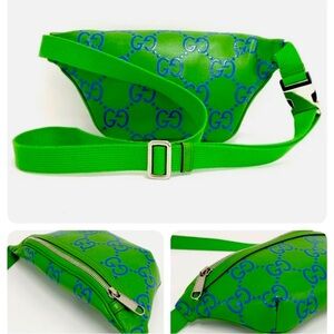 Authentic Leather GG Embossed Belt Bag by Gucci